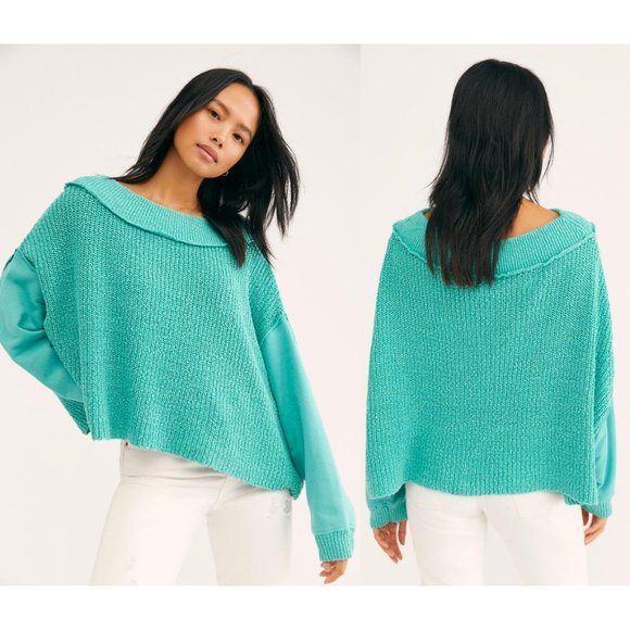 Free People Sweaters - NEW Free People Never Leaving Pullover Sweater M